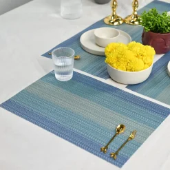 VON CASA Light Blue Placemat Set Of 6