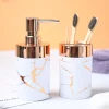 VON CASA Marble Bathroom Set - White