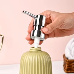 VON CASA Mint Green Polyresin Soap Dispenser - 270ml