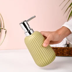 VON CASA Mint Green Polyresin Soap Dispenser - 270ml