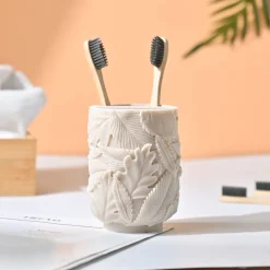 VON CASA Off White Bathroom - Set Of 2