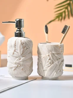 VON CASA Off White Bathroom - Set Of 2