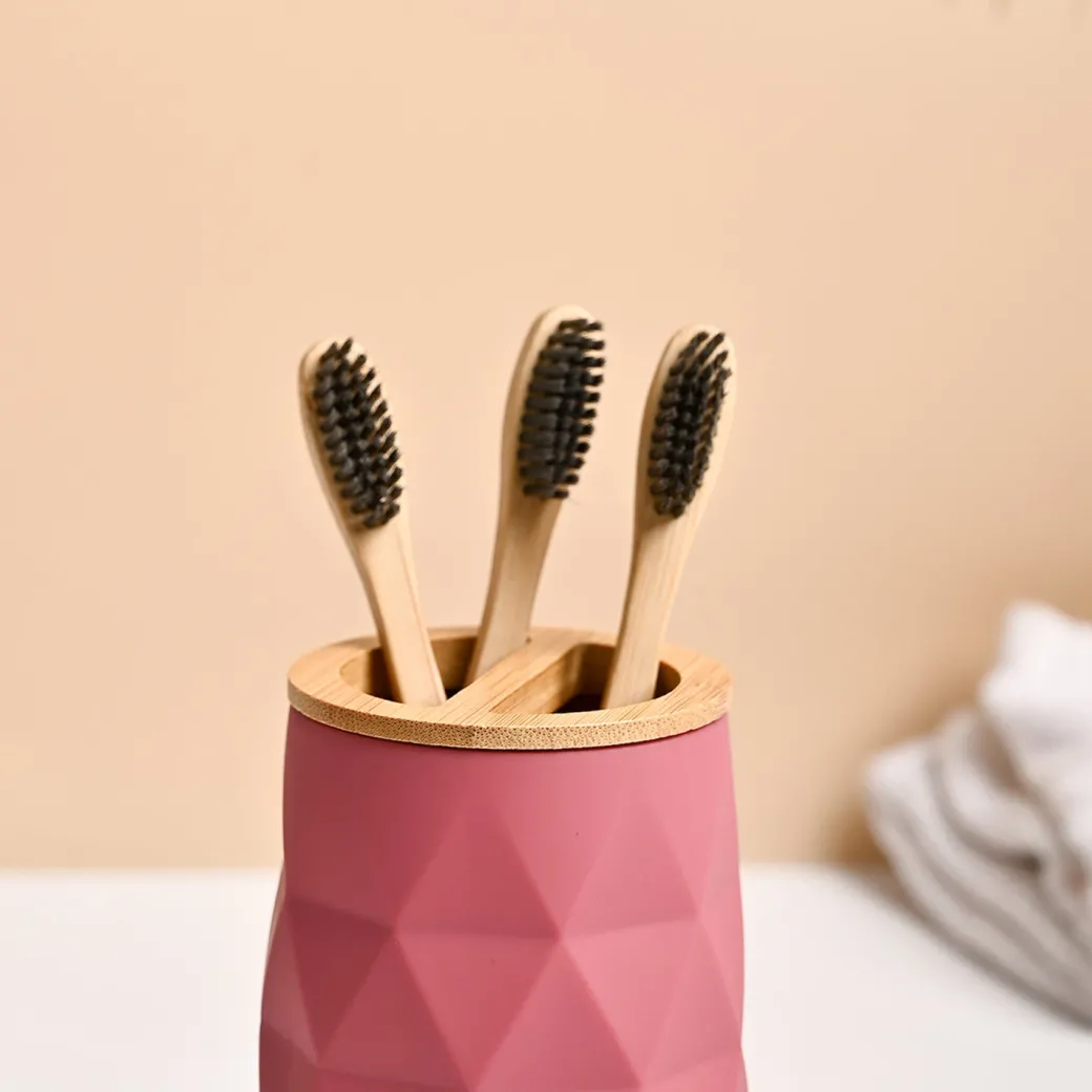 VON CASA Pink Toothbrush Holder