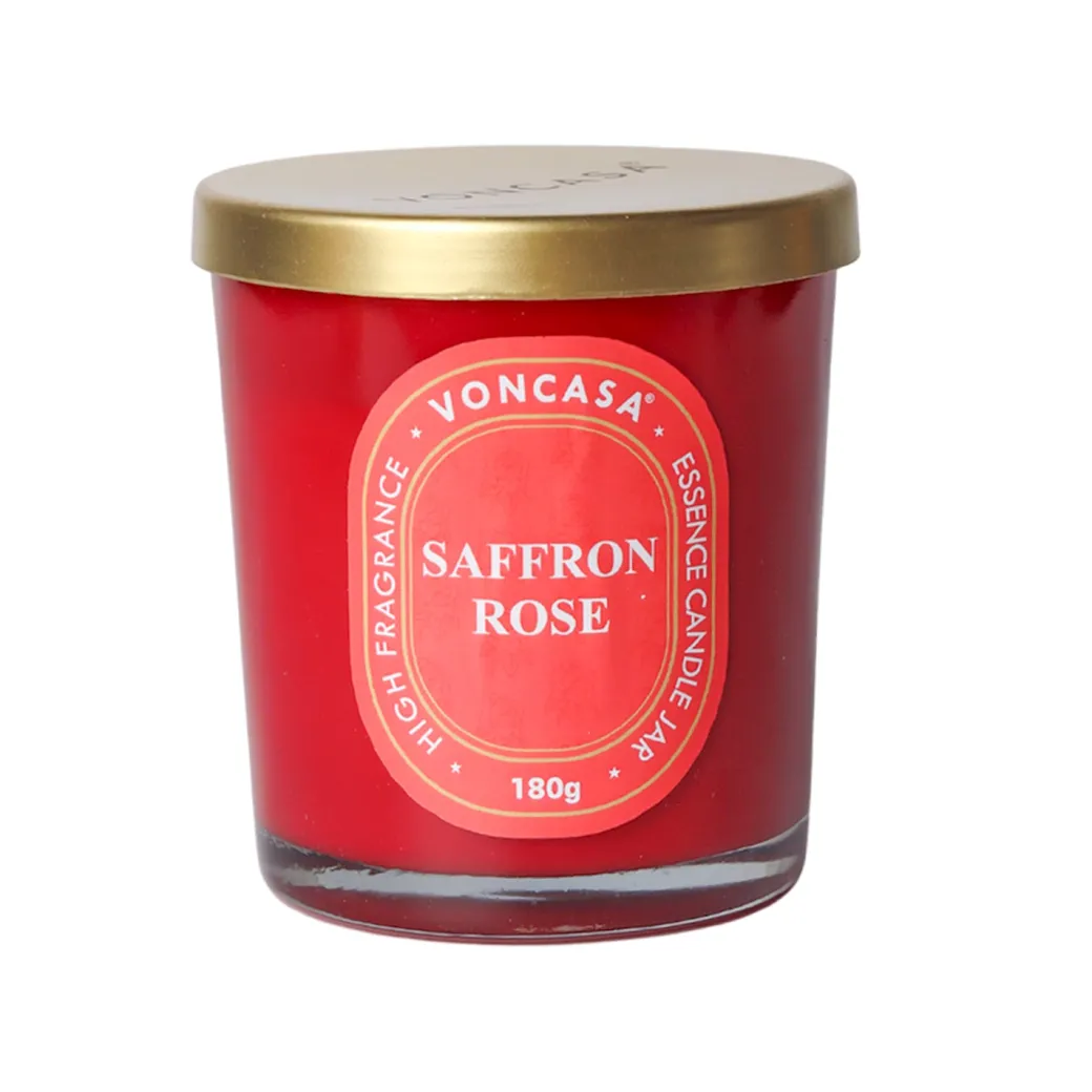 VON CASA Saffron Rose Candle