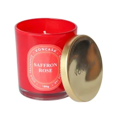 VON CASA Saffron Rose Candle
