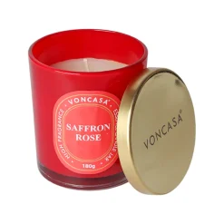 VON CASA Saffron Rose Candle