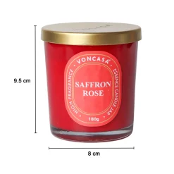 VON CASA Saffron Rose Candle