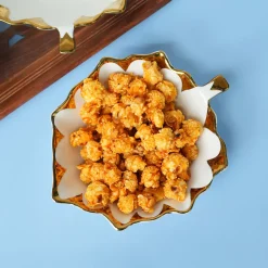 VON CASA Scalloped Ceramic Leaf Bowl Gift Set (Set Of 3)