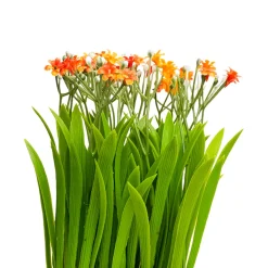 VON CASA Skyblue Flower Artificial Potted Plant