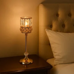 VON CASA Small Golden Filigree T-Light Holder