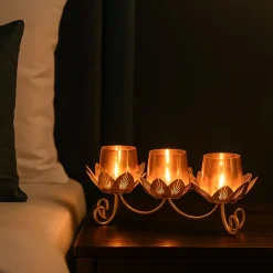 VON CASA Three Votive T-Light Holder – Modern Elegance