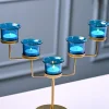 VON CASA Turquoise 5 Votive T- Light Holder