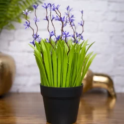 VON CASA White Flower Decorative Artificial Potted Plant