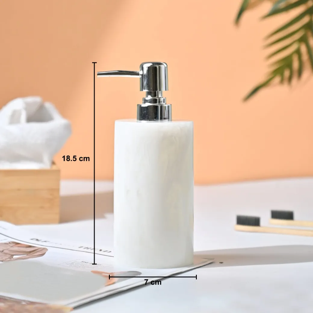 VON CASA White Soap Dispenser - 400Ml