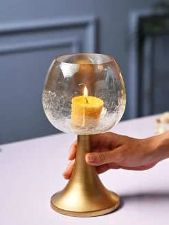 VON CASA Wine Glass Large T-Light Holder