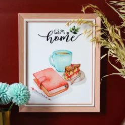 Wall Décor Painting - Coffee & Cakes