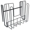 Wall Mount Pot Lid Organizer, Steel Storage Rack