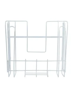 Wall Mount Pot Lid Organizer, Steel Storage Rack