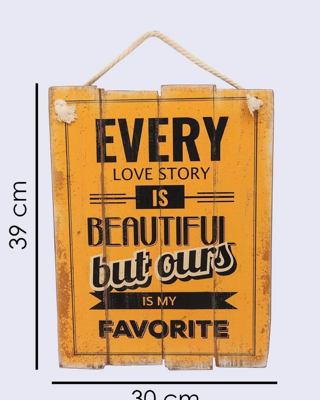 Wall Plaque, Wall Décor, Orange, MDF