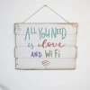 Wall Plaque, Wall Décor, White, MDF