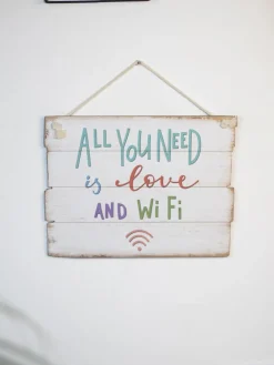 Wall Plaque, Wall Décor, White, MDF