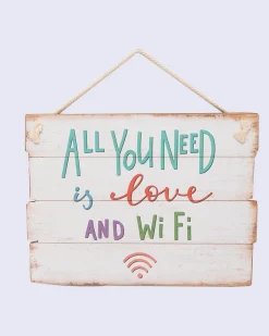 Wall Plaque, Wall Décor, White, MDF