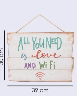 Wall Plaque, Wall Décor, White, MDF