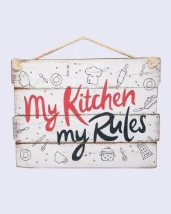 Wall Plaque, Wall Décor, White, MDF