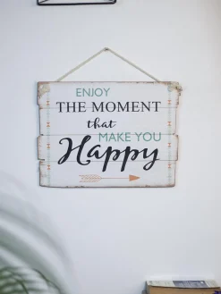 Wall Plaque, Wall Decor, White, MDF