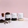 White Coffee, Tea & Sugar Jar Set Of 3, Each 600mL