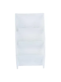 White Plastic Solid Cosmetic Organizer