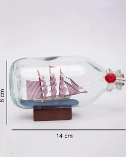 Wishing Bottle, Décor Piece, Pink, Glass